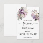 Hochzeit Save-the-Date-Karte (Vorne/Hinten)