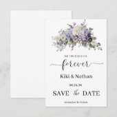 Hochzeit Save-the-Date-Karte (Vorne/Hinten)