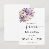 Hochzeit Save-the-Date-Karte (Vorne/Hinten)