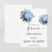 Hochzeit Save-the-Date-Karte (Vorne/Hinten)