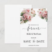 Hochzeit Save-the-Date-Karte (Vorne/Hinten)
