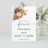 Hochzeit-Save-the-Date-Karte (Stehend Vorderseite)