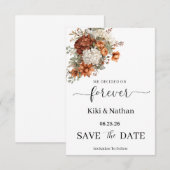 Hochzeit-Save-the-Date-Karte (Vorne/Hinten)