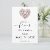 Hochzeit Save-the-Date-Karte (Stehend Vorderseite)