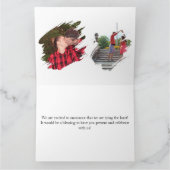 Hochzeit Save the Date Karte (Innenseite)