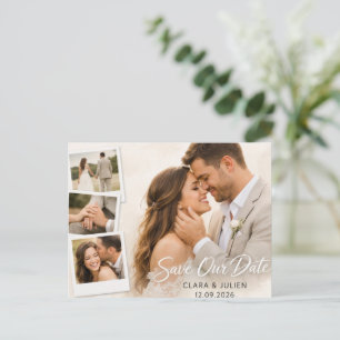 Hochzeit Save the Date Karte Moderne Schrift   4 F