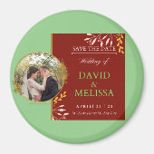 Hochzeit Save the Date Magnet (Vorne)