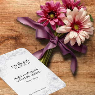 Hochzeit Save the Date Magnet