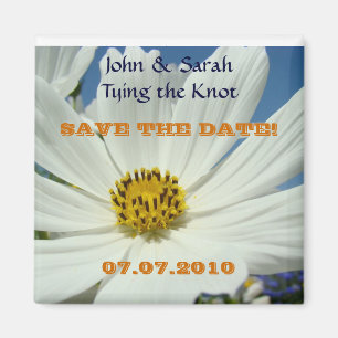 HOCHZEIT Save the Date! Magnet Geschenk Weiße Gäns