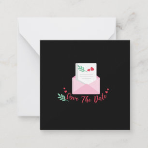 Hochzeit Save the Date Mitteilungskarte