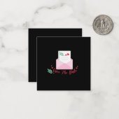 Hochzeit Save the Date Mitteilungskarte (Vorderseite/Rückseite Beispiel)