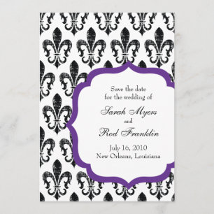 Hochzeit Save the Date New Orleans Lila