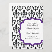 Hochzeit Save the Date | New Orleans | Lila (Vorne/Hinten)