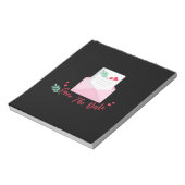 Hochzeit Save the Date Notizblock (Rotiert)