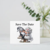 Hochzeit Save the Date Postkarte (Stehend Vorderseite)