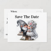Hochzeit Save the Date Postkarte (Vorne/Hinten)