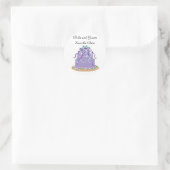 Hochzeit Save the Date Runder Aufkleber (Tasche)