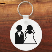 Hochzeit Schlüsselanhänger (Vorderseite)