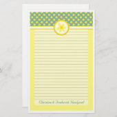 Hochzeit, Schreibwaren Briefpapier (Vorne/Hinten)