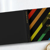 Hochzeit Schwuler Männer Eleganter Regenbogen Gästebuch