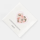 Hochzeit Serviette (Ecke)