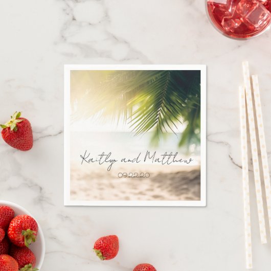 Hochzeit Serviette (Beispiel)