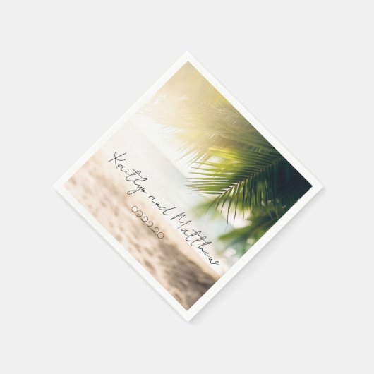 Hochzeit Serviette (Ecke)