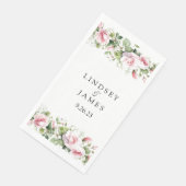 Hochzeit Serviette (Ecke)