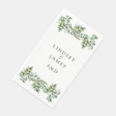 Hochzeit Serviette (Ecke)