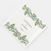 Hochzeit Serviette (Ecke)