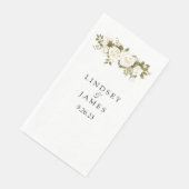 Hochzeit Serviette (Ecke)