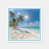 Hochzeit Serviette (Vorderseite)