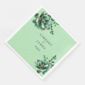 Hochzeit Serviette (Ecke)