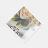 Hochzeit Serviette (Ecke)