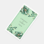 Hochzeit Serviette (Ecke)