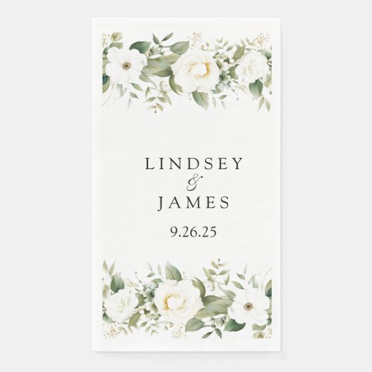 Hochzeit Serviette (Vorderseite)