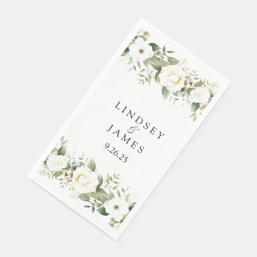 Hochzeit Serviette (Ecke)