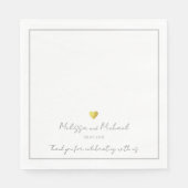 Hochzeit Serviette (Vorderseite)