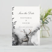 Hochzeit Sichern Sie das Datum, an dem das Woodlan Save The Date (Stehend Vorderseite)