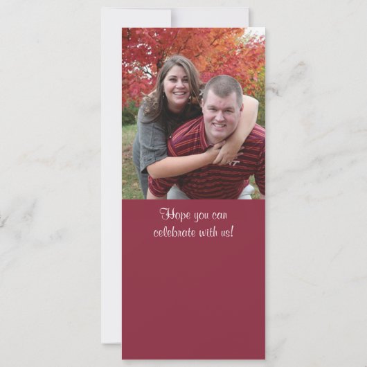 Hochzeit Sichern Sie das Datum Fußball-Ticket Save The Date (Rückseite)