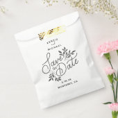 Hochzeit Sichern Sie das Datum Hand gezeichnet bot Geschenktütchen (Versiegelt)