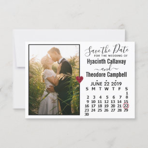 Hochzeit Sichern Sie den Termin Juni 2019 Kalender Save The Date