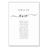 Hochzeit Sitzplan Karten Name Sitzordnung (Vorderseite)