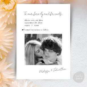 Hochzeit spart das Datum, das modern Minimalistisc Save The Date