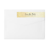 Hochzeit speichern das Datum Gold Foil Stars Confe (Rückseite)