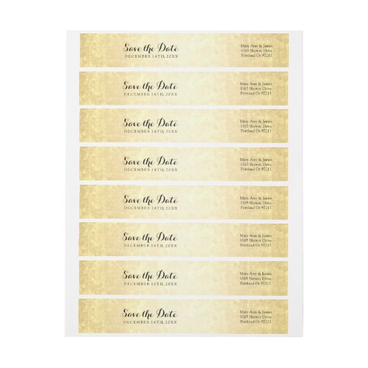 Hochzeit speichern das Datum Gold Foil Stars Confe (Bogen)