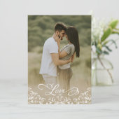 Hochzeit Speichern der Datumsfoto-Vorlage Save The Date (Stehend Vorderseite)