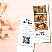Hochzeit Speichern Sie das Date Foto-Kabine QR-Cod Save The Date