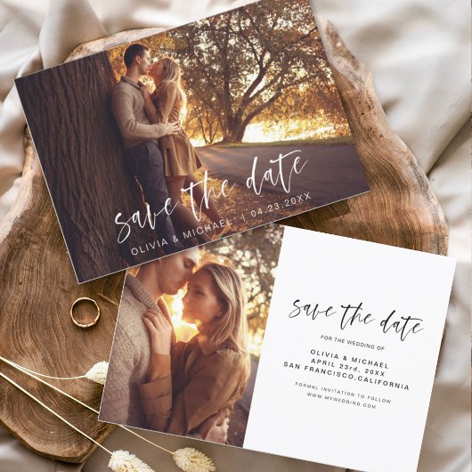 Hochzeit Speichern Sie das Date Foto Romantische M Save The Date