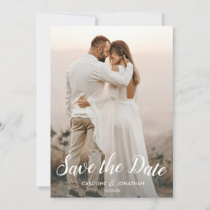 Hochzeit Speichern Sie das Datum 2 Fotos Hübscher 